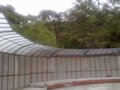 Açık Hava Disco'su çatısı. 300 m2 polikarbonat çatı ışıklığı. Fethiye